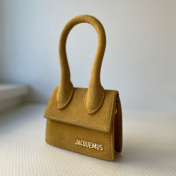 Jacquemus Handbags - Fashion Jacquemus Yellow Suede Mini Bag ⭐️⭐️⭐️⭐️